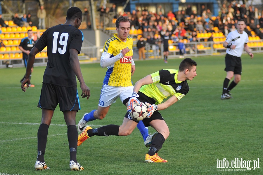 Olimpia Elblg - Drwca Nowe Miasto Lubawskie 1:0, fot. 41