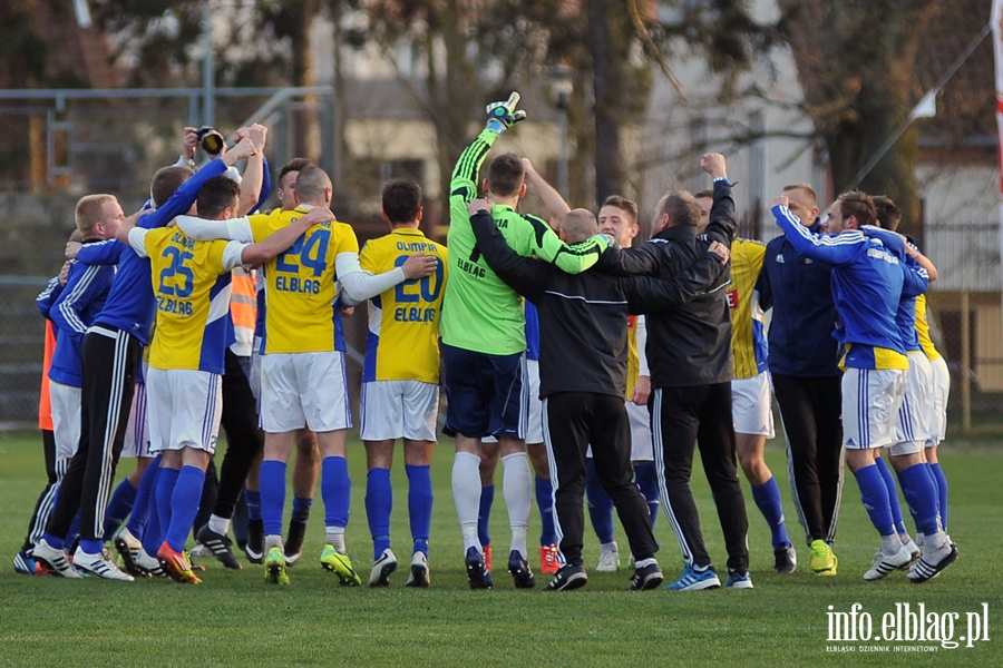 Olimpia Elblg - Drwca Nowe Miasto Lubawskie 1:0, fot. 43