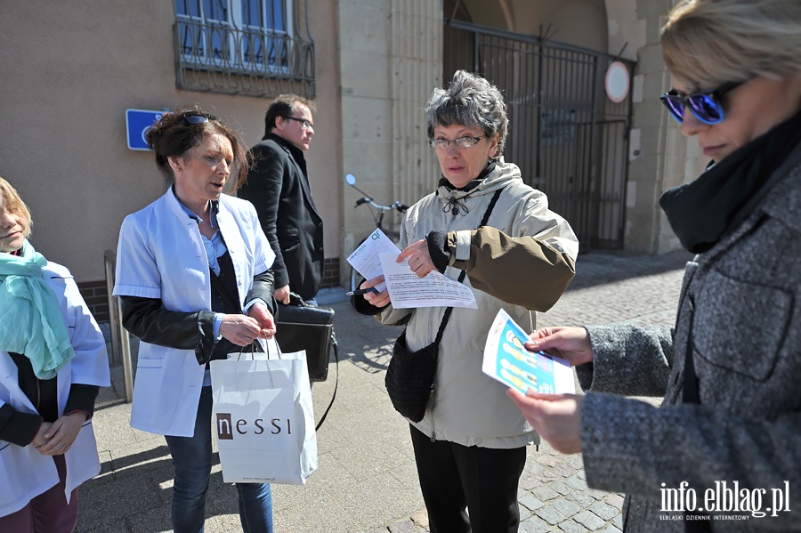 Protest pielgniarek pod Urzdem Miejskim w Elblgu, fot. 4