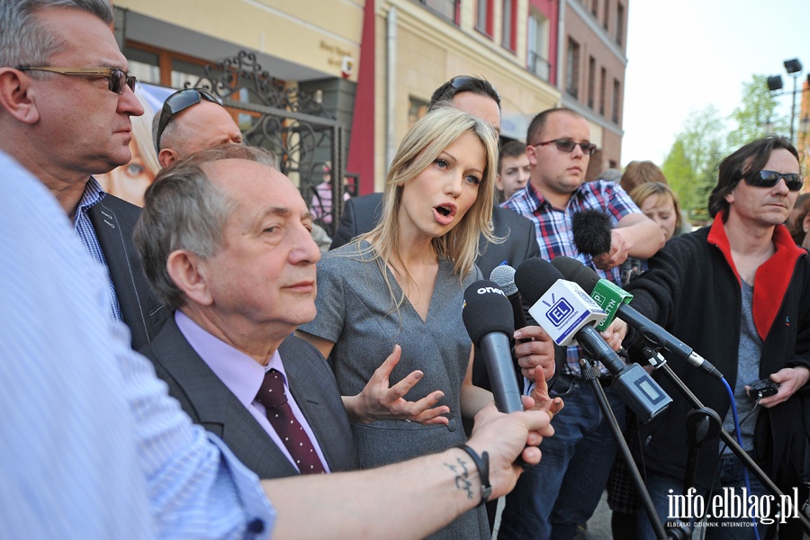 Kandydatka na Prezydenta RP Magdalena Ogórek w Elblągu, fot. 22