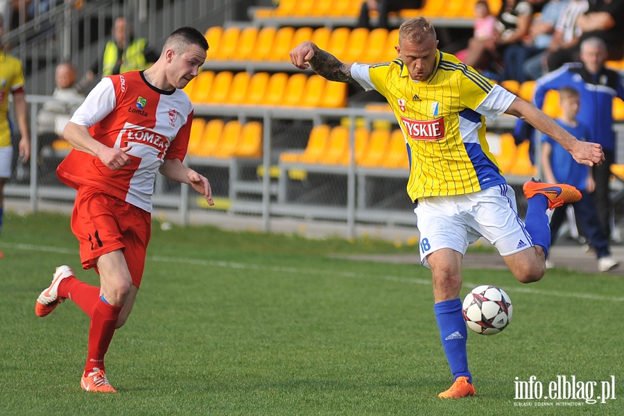 Olimpia Elbląg - ŁKS Łomża 2:1 (2:0), fot. 6
