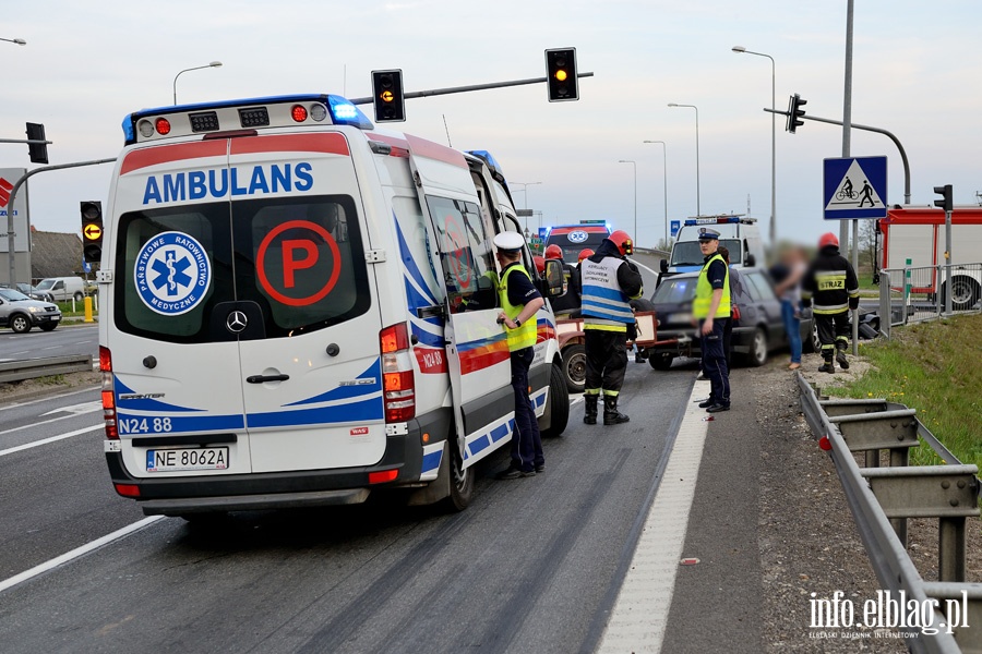 Grone zderzenie na skrzyowaniu ul. uawskiej z obwodnic, fot. 11