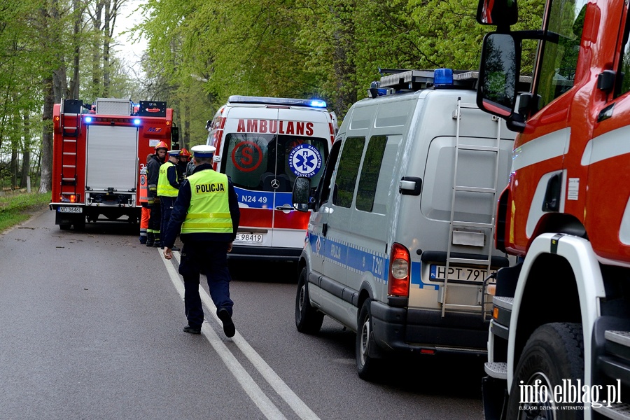 miertelny wypadek midzy Krasnym Lasem a Prchnikiem. Kierowca by pijany!, fot. 2