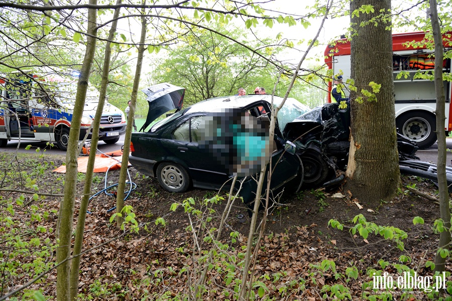 miertelny wypadek midzy Krasnym Lasem a Prchnikiem. Kierowca by pijany!, fot. 11