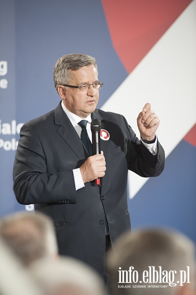 Prezydent Bronisaw Komorowski w Elblgu, fot. 28