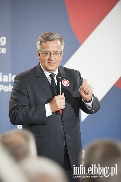 Prezydent Bronisaw Komorowski w Elblgu, fot. 29