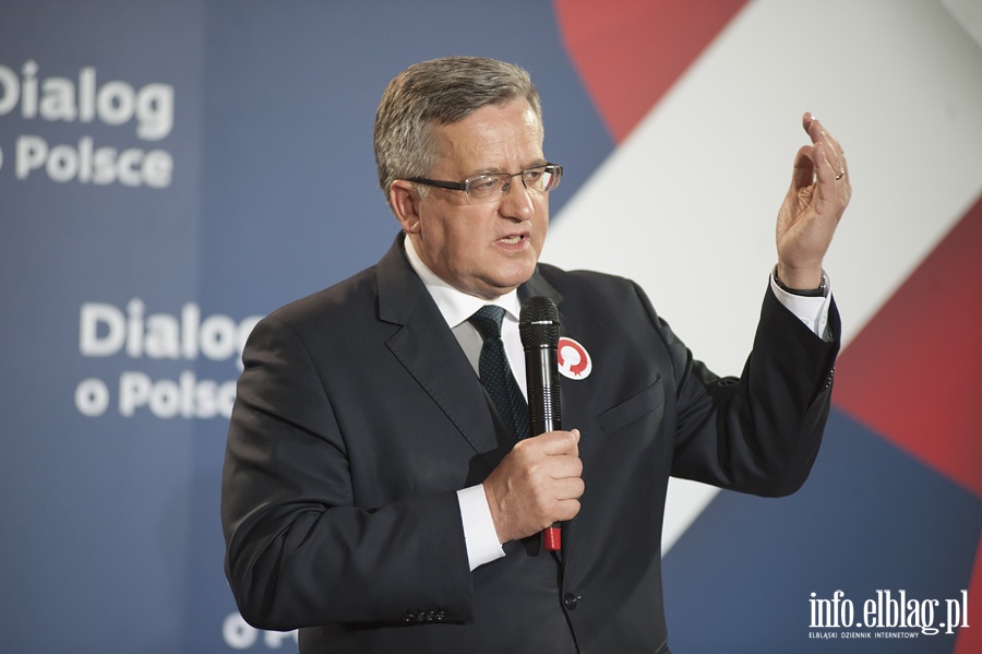 Prezydent Bronisaw Komorowski w Elblgu, fot. 30