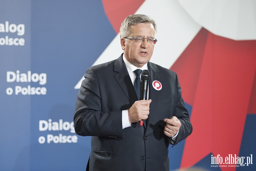 Prezydent Bronisaw Komorowski w Elblgu, fot. 33