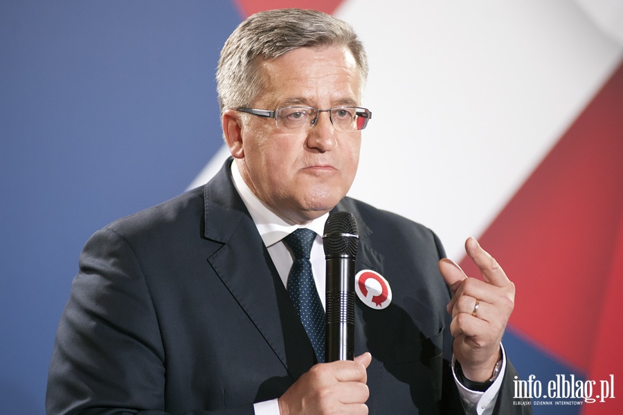 Prezydent Bronisaw Komorowski w Elblgu, fot. 35