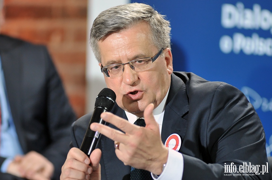 Prezydent Bronisaw Komorowski w Elblgu, fot. 41