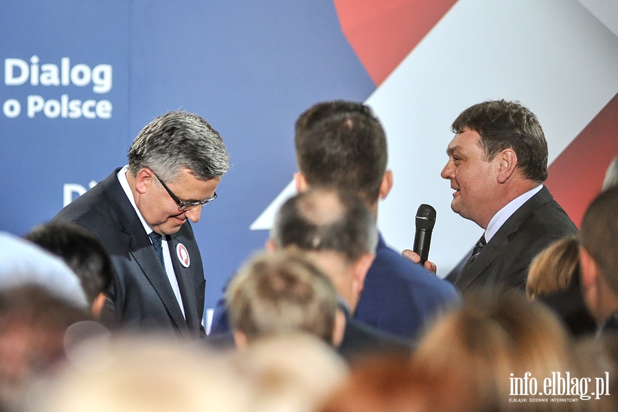 Prezydent Bronisław Komorowski w Elblągu, fot. 48