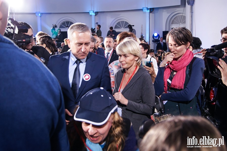 Wieczr wyborczy w sztabie Bronisawa Komorowskiego, fot. 17