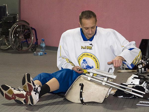 I Międzynarodowy Turniej w Hokeju  na Lodzie Osób Niepe, fot. 12