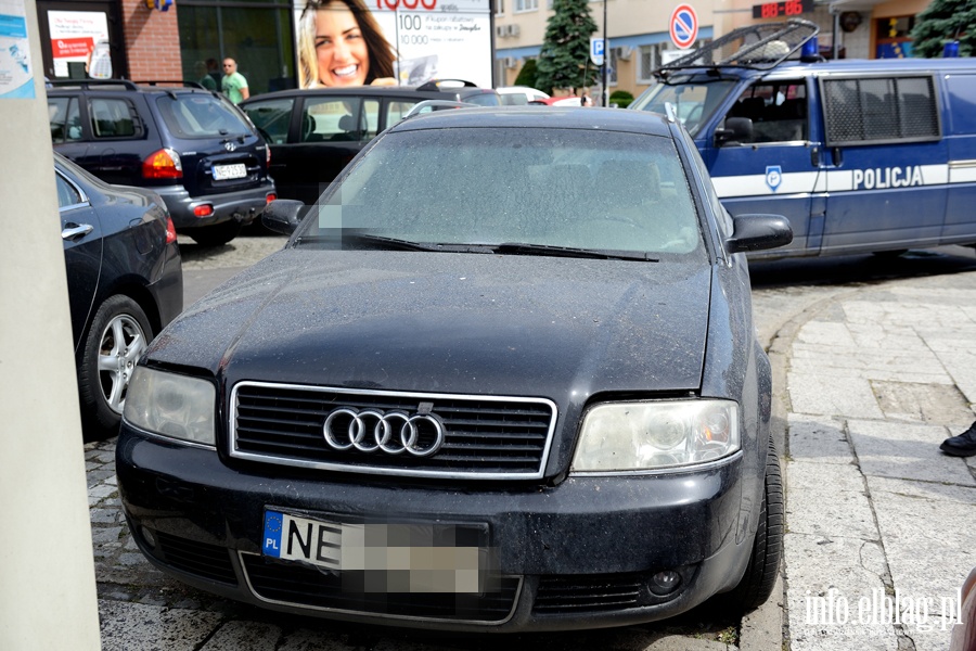 Poar samochodw na parkingu przy ul. Brzozowej, fot. 7