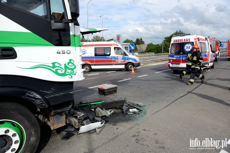 Wypadek na skrzyowaniu ul. uawskiej z obwodnic, fot. 9