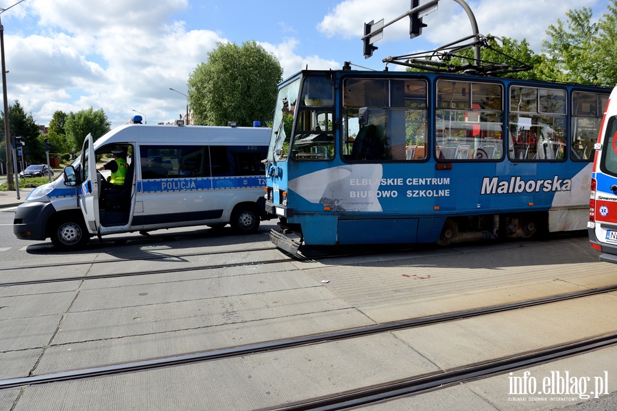 Oglna: pieszy wbieg pod tramwaj. Mczyzna w stanie cikim w szpitalu, fot. 6