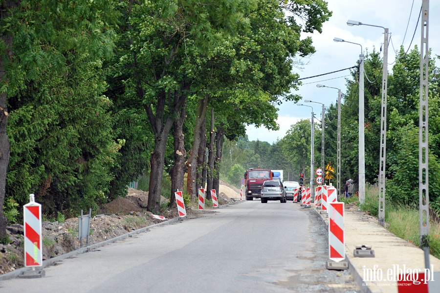 Przebudowa drogi w Gronowie Grnym, fot. 1