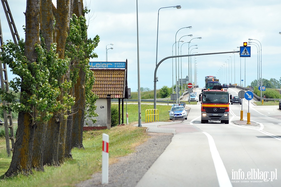 Blokada drogi NR 7. Protest rybaków, fot. 22