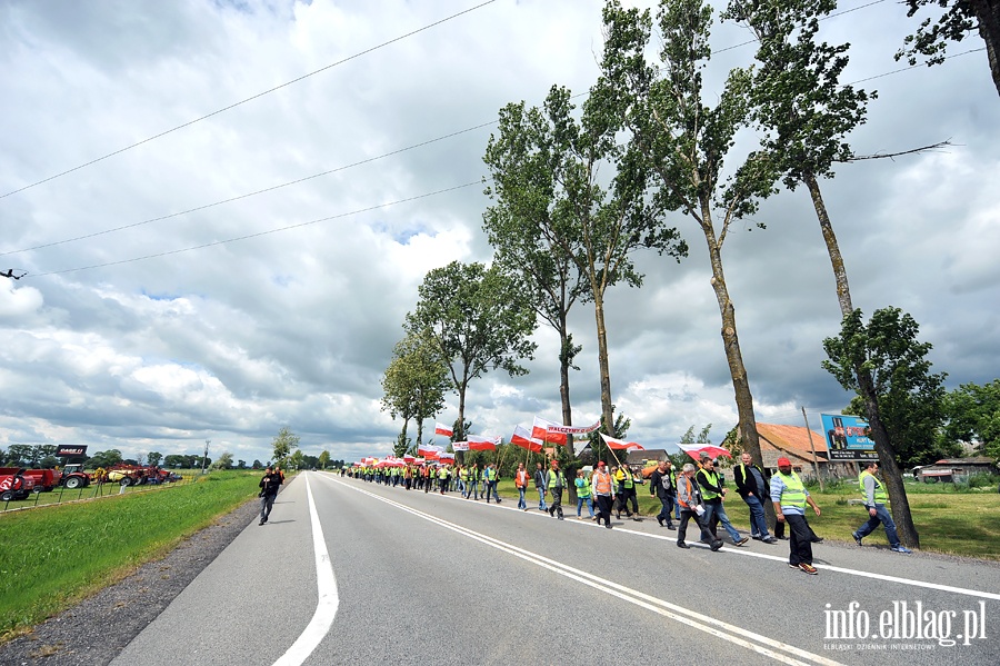 Blokada drogi NR 7. Protest rybaków, fot. 26