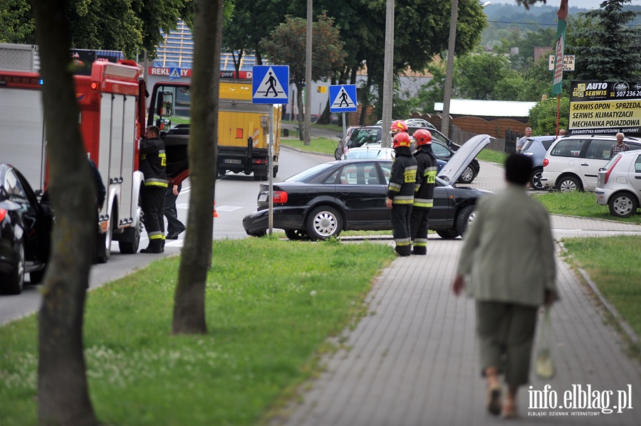 Kolizja na rogu Niepodlegoci i yrardowskiej, fot. 2