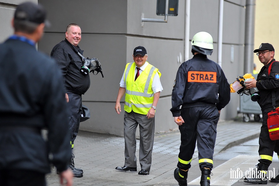 Wyciek amoniaku w browarze - wiczenia Jednostek Stray Poarnej, fot. 50