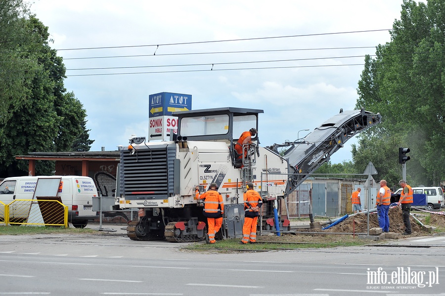 Budowa drogi dojazdowej do Lidla przy ul. Dębowej, fot. 2