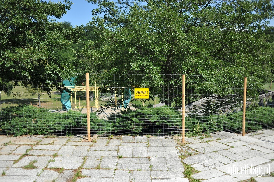 Ogrodzony amfiteatr w Parku Dolinka, fot. 1