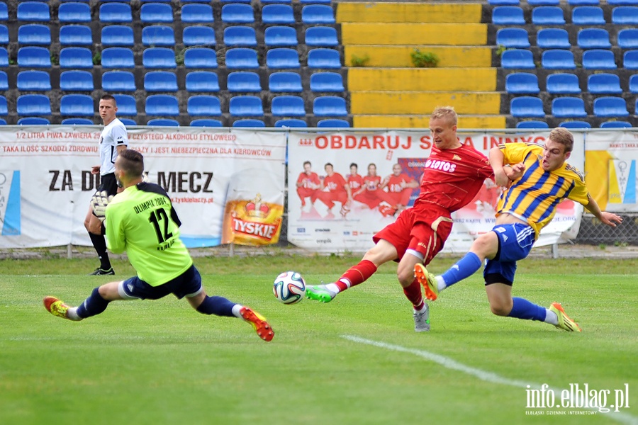 Olimpia Elblg - Lechia II Gdask 3:2 (1:1) , fot. 1