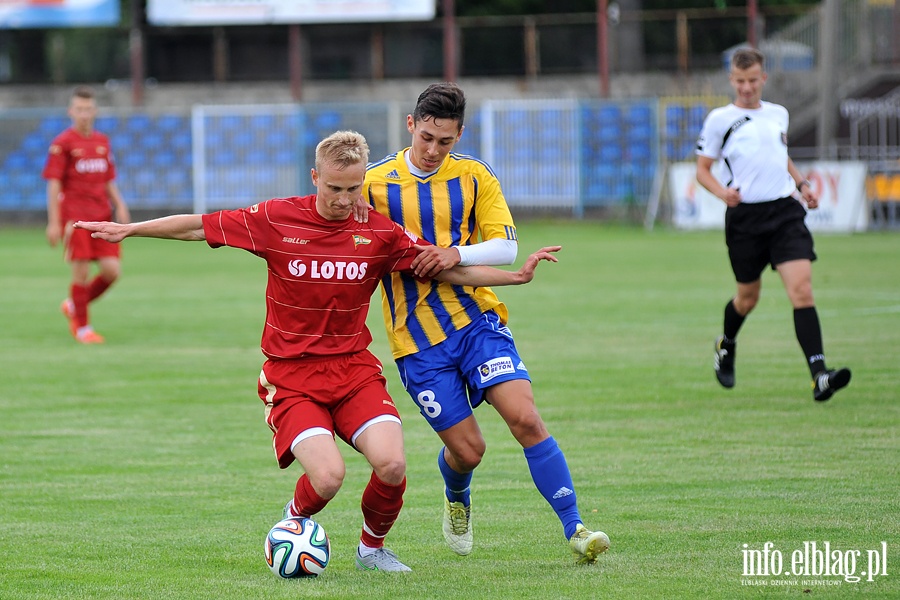 Olimpia Elblg - Lechia II Gdask 3:2 (1:1) , fot. 45