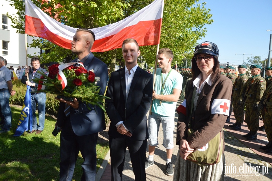 Elblskie uroczystoci w 71. rocznic Powstania Warszawskiego, fot. 4