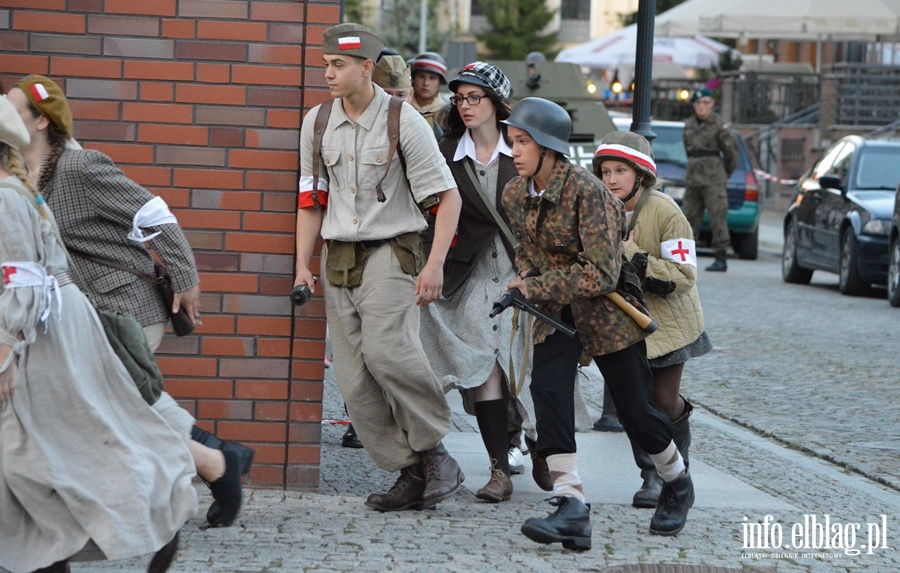 Inscenizacja Powstania Warszawskiego na elblskiej Starwce, fot. 26