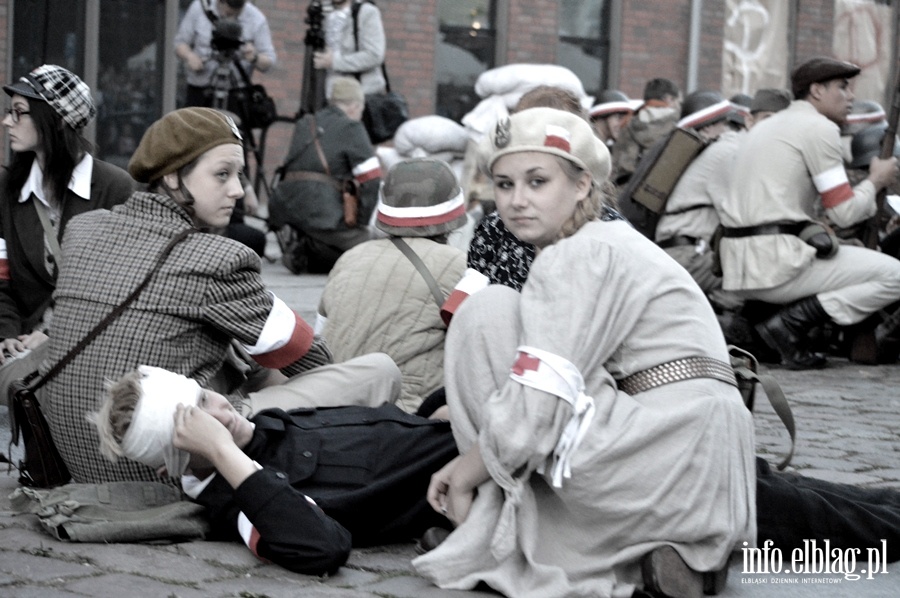 Inscenizacja Powstania Warszawskiego na elblskiej Starwce, fot. 43
