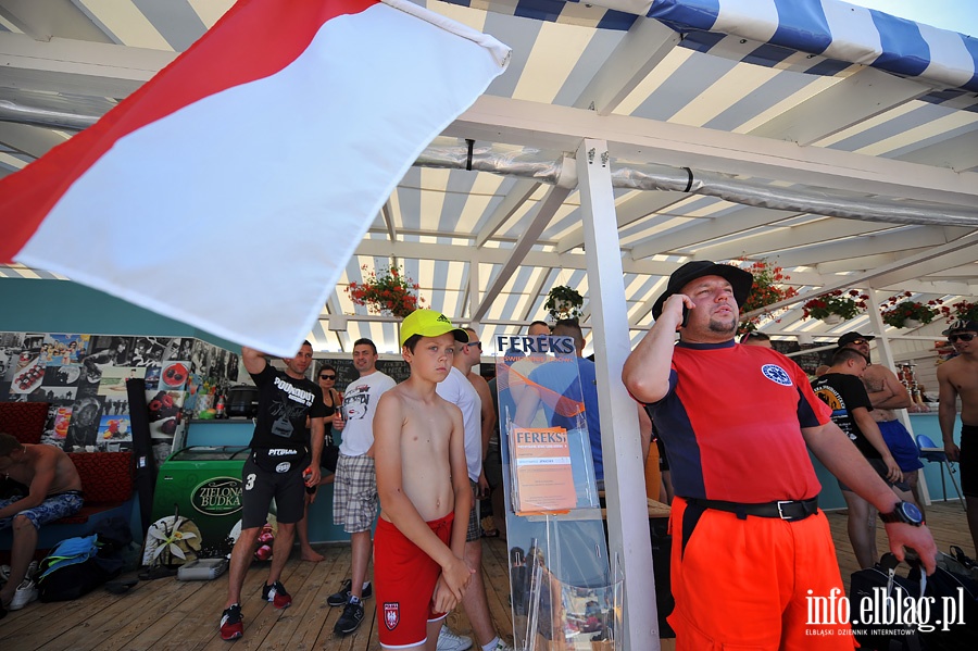 Drugi dzień Mistrzostw Krajów Nadbałtyckich w MMA na plaży w Krynicy Morskiaj, fot. 9