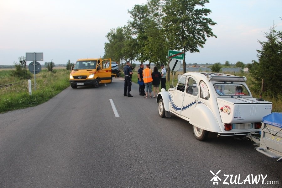 Wypadek na drodze do Stegny, fot. 10