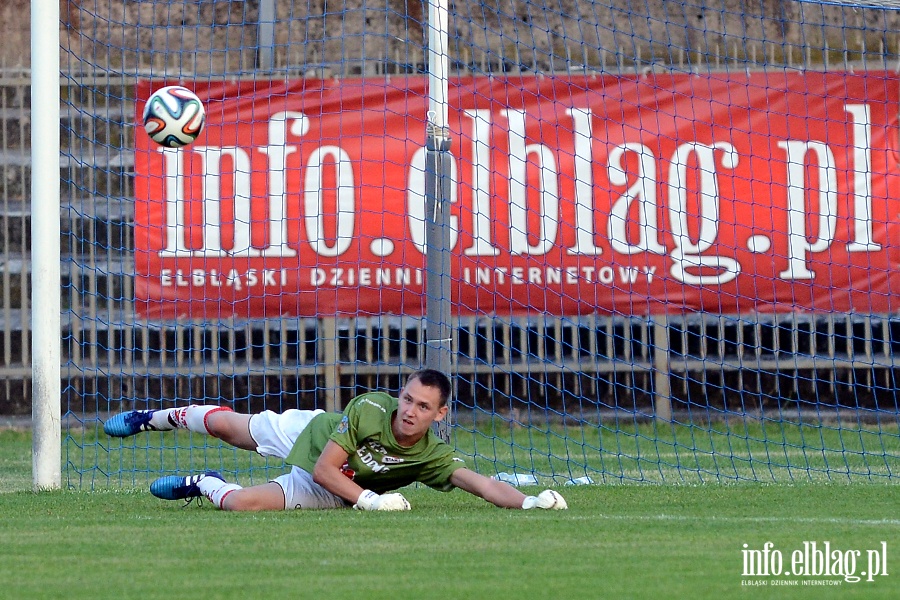 Pierwszy krok do II ligi zrobiony. Olimpia Elblg pewnie pokonaa Start Dziadowo, fot. 77