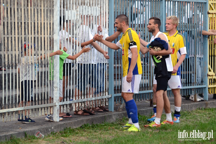 Pierwszy krok do II ligi zrobiony. Olimpia Elblg pewnie pokonaa Start Dziadowo, fot. 96