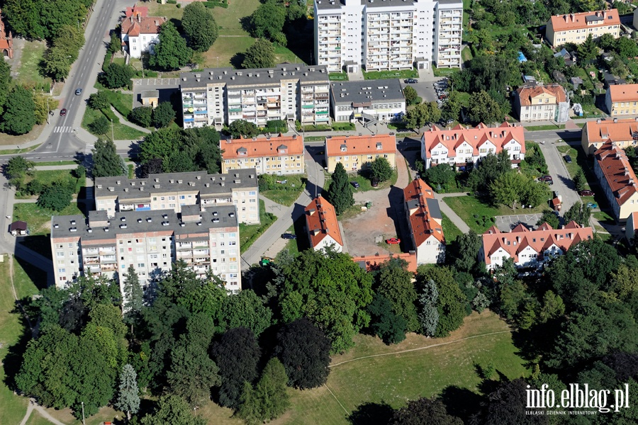 Elblg z lotu ptaka - sierpie 2015, fot. 57