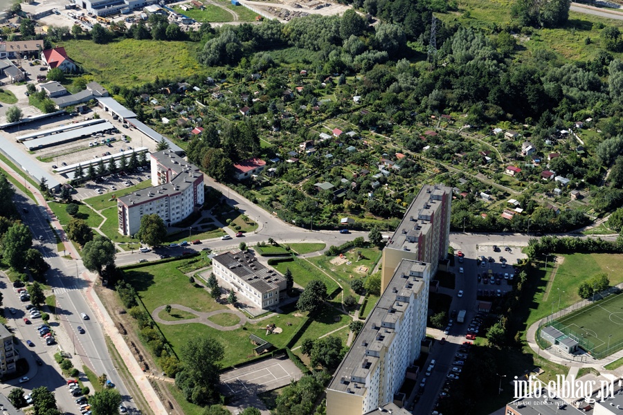 Elblg z lotu ptaka - sierpie 2015, fot. 72