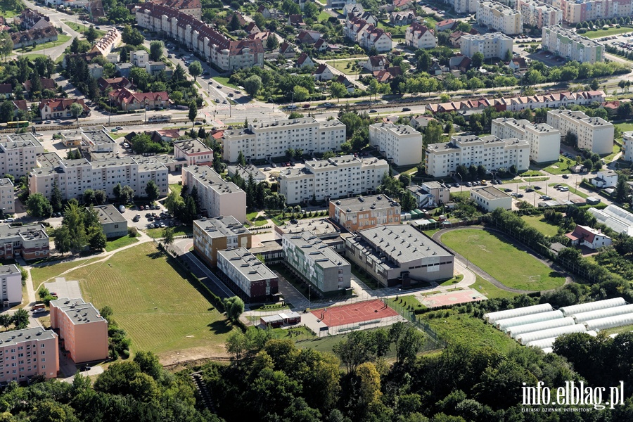 Elblg z lotu ptaka - sierpie 2015, fot. 93