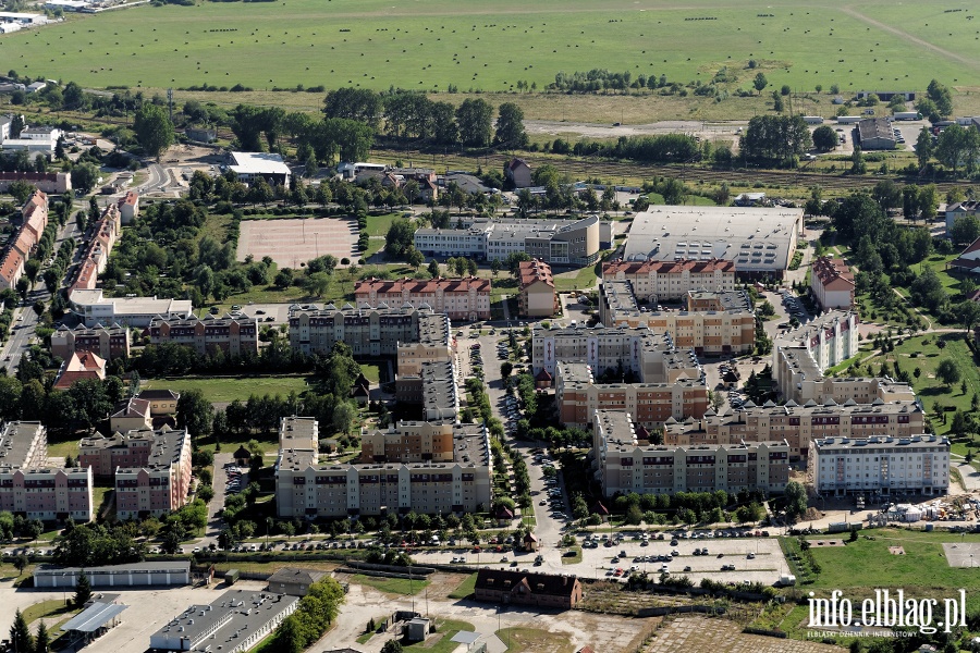 Elbląg z lotu ptaka - sierpień 2015, fot. 125