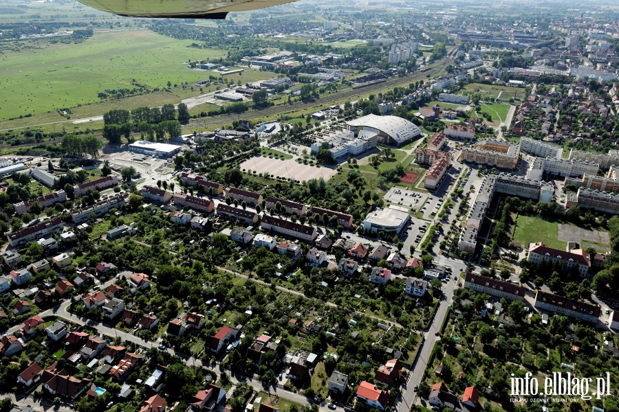 Elblg z lotu ptaka - sierpie 2015, fot. 142