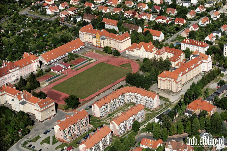 Elblg z lotu ptaka - sierpie 2015, fot. 168