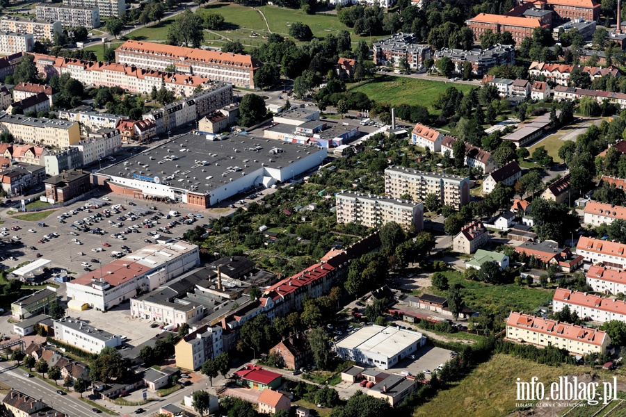 Elblg z lotu ptaka - sierpie 2015, fot. 182