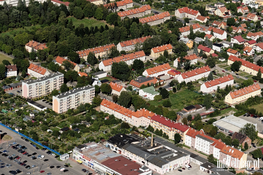 Elbląg z lotu ptaka - sierpień 2015, fot. 186
