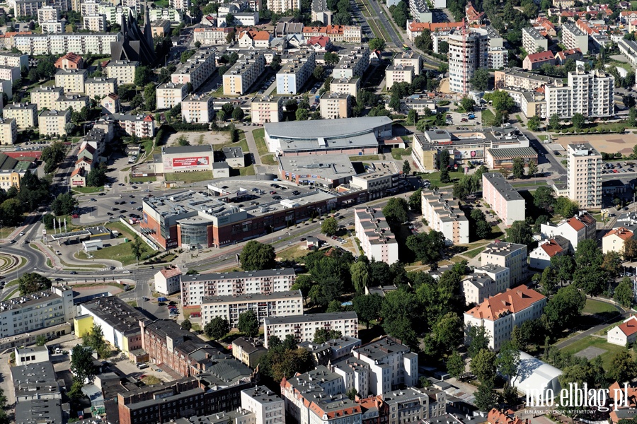 Elblg z lotu ptaka - sierpie 2015, fot. 190
