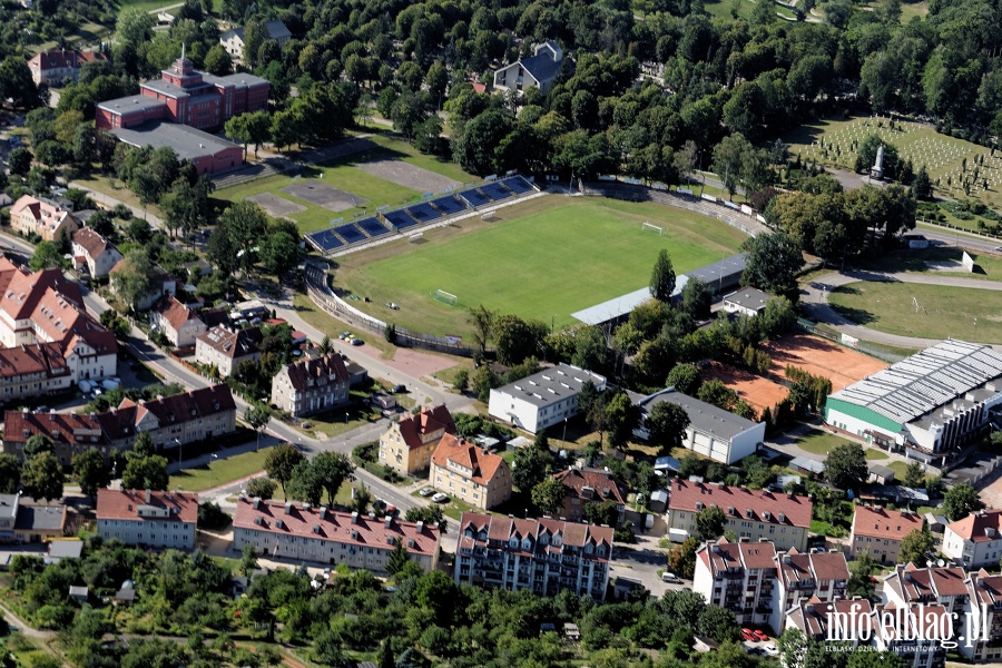Elblg z lotu ptaka - sierpie 2015, fot. 218