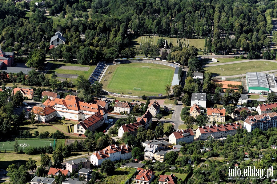 Elblg z lotu ptaka - sierpie 2015, fot. 221