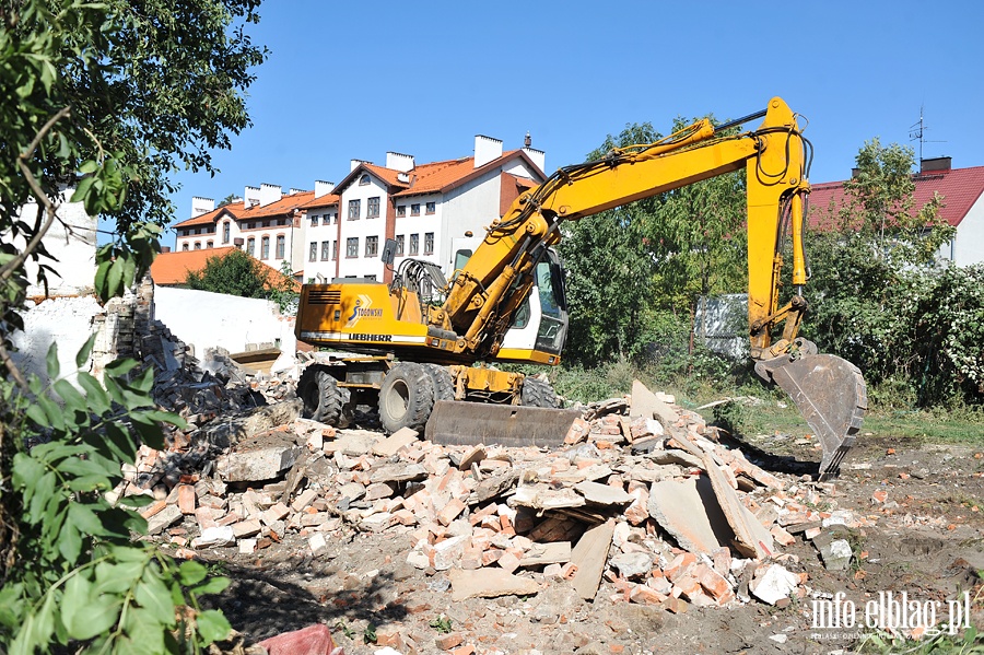 Wyburzanie budynku na ul. Fabrycznej, fot. 5