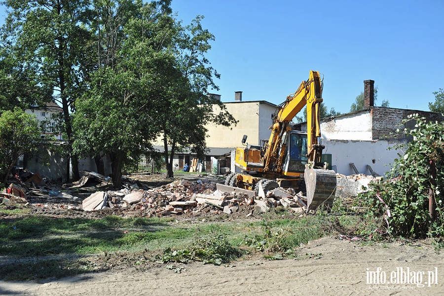 Wyburzanie budynku na ul. Fabrycznej, fot. 6