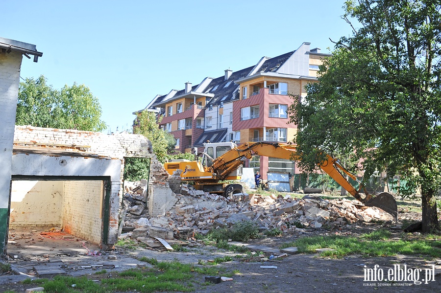 Wyburzanie budynku na ul. Fabrycznej, fot. 10